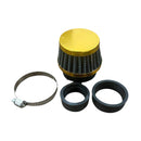 kIT 5 Filtro de Ar Esportivo 90° Esportívo Universal Moto Honda Yamaha + Adaptador 35, 42 e 50 mm - Alfashop