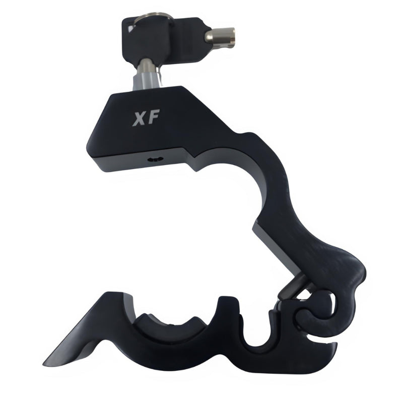 Kit Trava Manete de Alumínio + Trava de Disco Antifurto com Cabo Lembrete para Moto - Alfashop