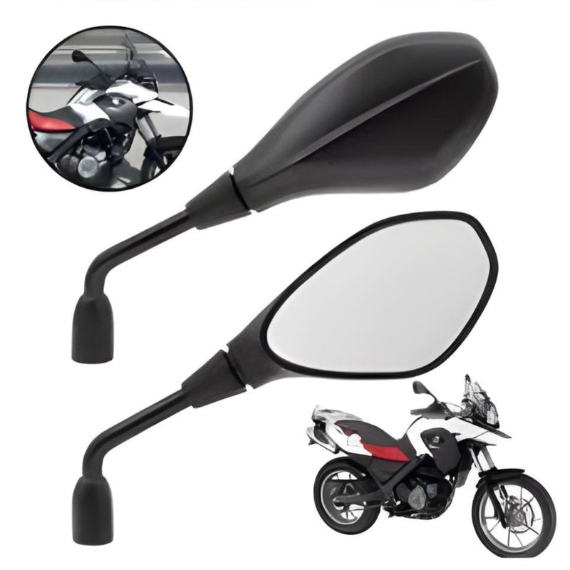 Retrovisor De Moto Bmw Gs800 Lente Convexa Fixa Rosca Honda - Alfashop