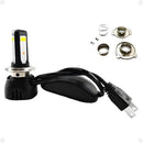 Farol LED 3 LEDs com Reator - 60W - 8000 Lumens Potente Moto CG/Titan/YBR/Factor/CB300R/Twister - Alfashop