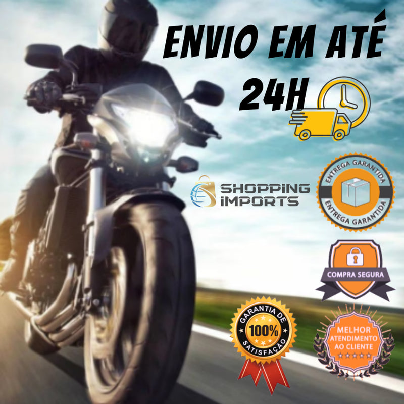 Retrovisor haste curta F800 fixa modelo BMW ROSCA HONDA YAMAHA oferta Gs650 Universal - Alfashop
