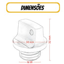 Tampa de Óleo Alumínio CNC Esportiva Resistente Universal Moto Honda Yamaha 150 160 Colorida - Alfashop
