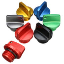 Kit 5 Tampa de Óleo Moto Esportivo Alumínio CNC Resistente Universal Honda Yamaha 150 160 Colorida - Alfashop