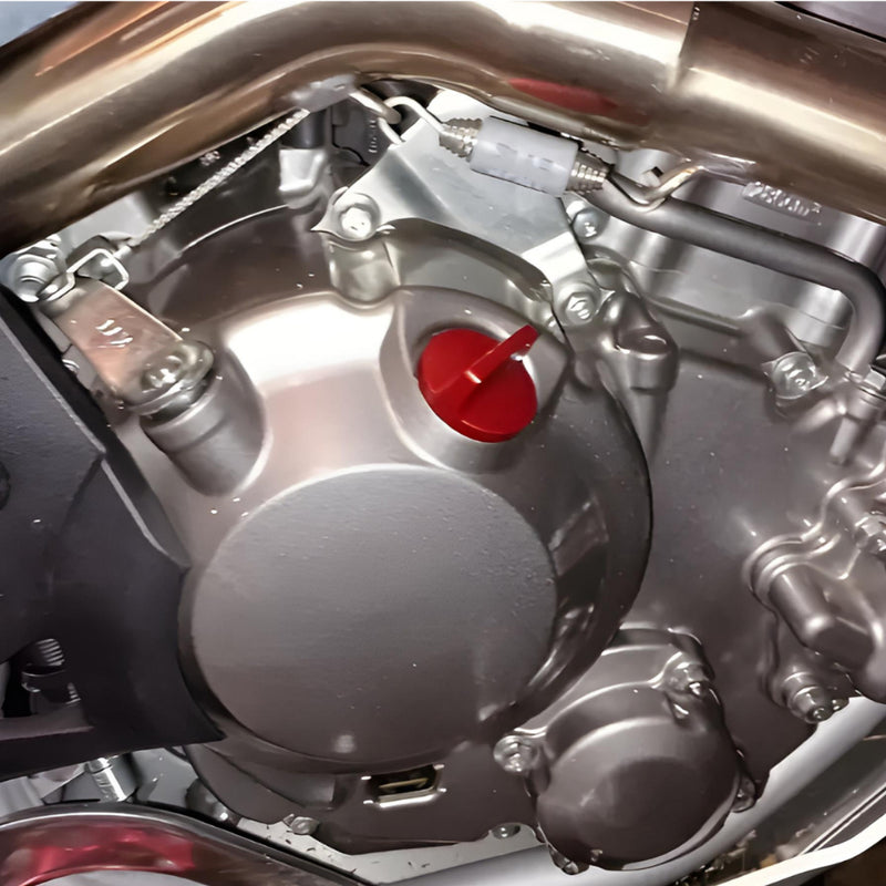 Kit 5 Tampa de Óleo Moto Esportivo Alumínio CNC Resistente Universal Honda Yamaha 150 160 Colorida - Alfashop