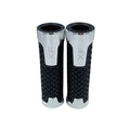 Par Manopla Moto Esportiva Emborrachada Aluminio Speed Vazada Universal Honda Cg Fan Titan Yamaha - Alfashop