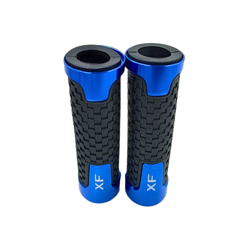 Par Manopla Moto Esportiva Emborrachada Aluminio Speed Vazada Universal Honda Cg Fan Titan Yamaha - Alfashop