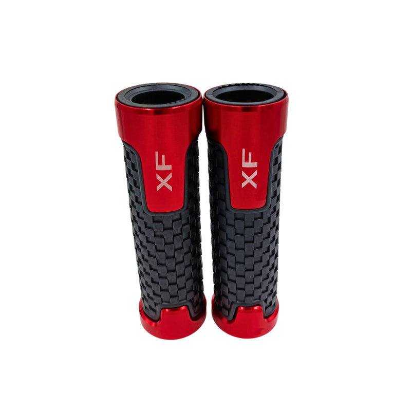 Par Manopla Moto Esportiva Aluminio Speed Vazada Emborrachada Universal Honda Cg Fan Titan Yamaha - Alfashop