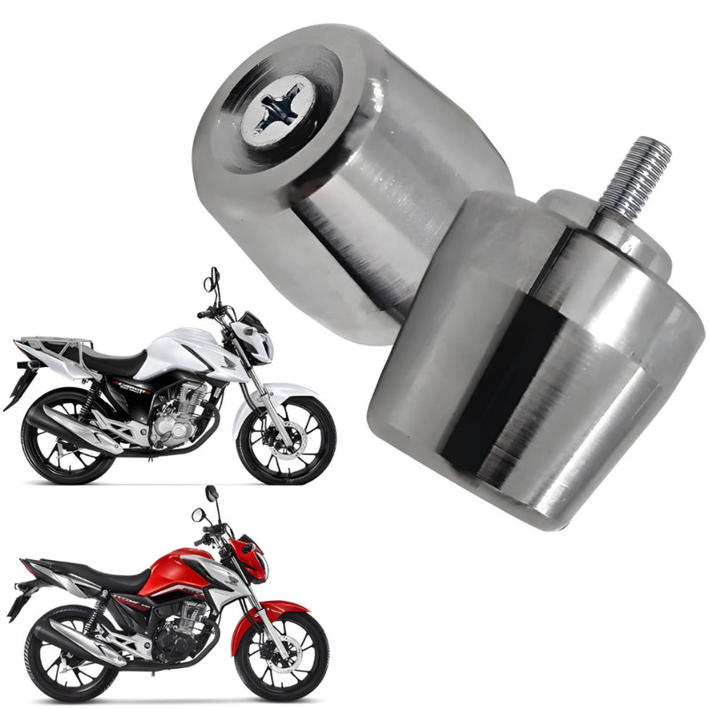 PESO  PESINHO DO GUIDÃO DE Honda PCX 150 YAMAHA Cromado ALUMÍNIO Guidon Sem Bucha Modelo Universal - Alfashop