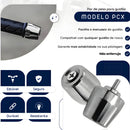 PESO  PESINHO DO GUIDÃO DE Honda PCX 150 YAMAHA Cromado ALUMÍNIO Guidon Sem Bucha Modelo Universal - Alfashop