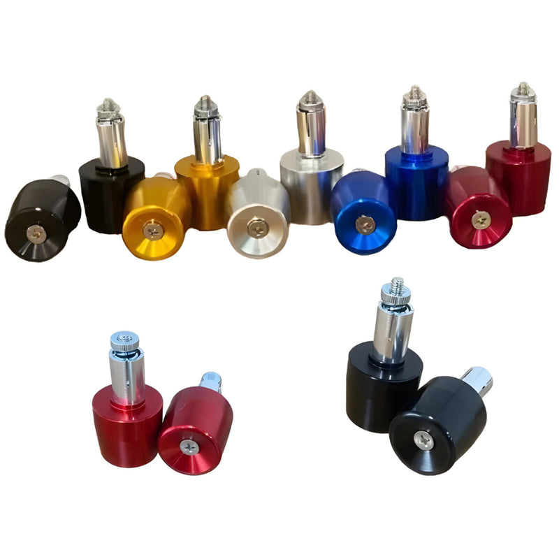 KIt 5 Contra Peso Guidão com BUCHA Moto Esportivo Par Universal Alumínio Para Qualquer Moto Revenda - Alfashop