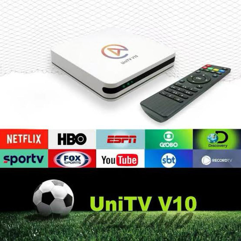 Uni TV V10 Original - Libera Tudo sem mensal - Alfashop