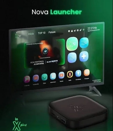 Xplus V4 Smart TV, Receptor 4K Vitalicio Original Lançamento 2025 - Alfashop