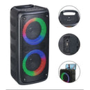 Super Caixa de Som Portátil Amplificada 2 alto falante 200w estilosa - Alfashop