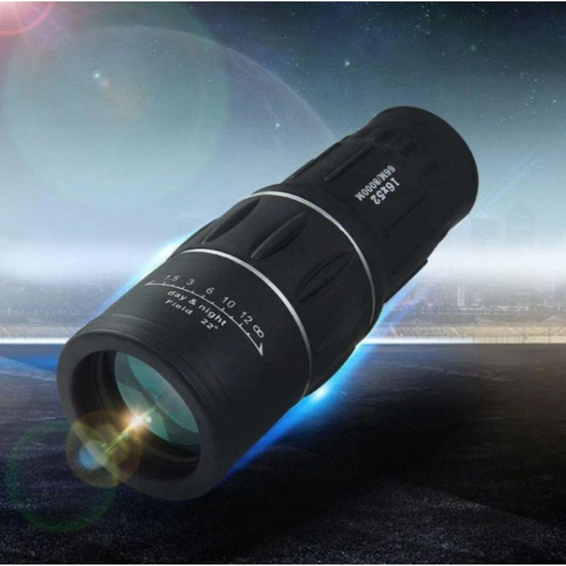 Observe a natureza com Monócolo Tático Profissional Zoom 16X 52 e até 8Km - Alfashop