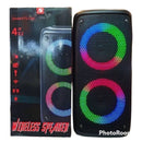 Super Caixa de Som Portátil Amplificada 2 alto falante 200w estilosa - Alfashop