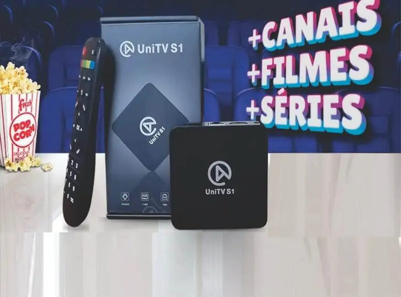 Aparelho UNITV-TV BOX, CANAIS Vitalicio - Alfashop