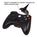 Carregador com Bateria completo manete Xbox - Alfashop