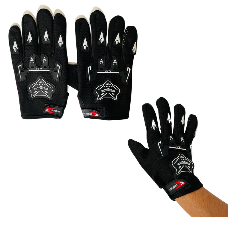 Luva Knt  Proteção Motociclista Motoqueiro Motocross Bike Motoboy - Alfashop