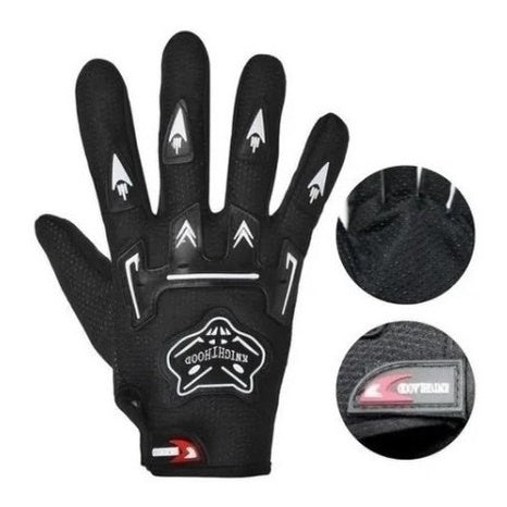 Luva Knt  Proteção Motociclista Motoqueiro Motocross Bike Motoboy - Alfashop
