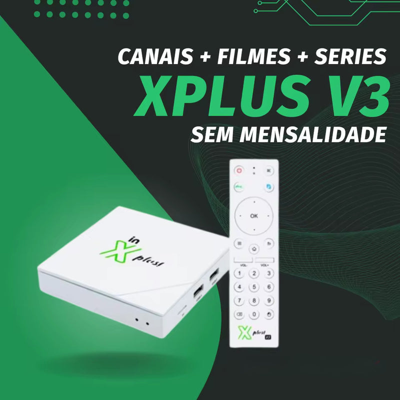 X In Plus - O Mais Vendido no Brasil V3 Modelo 2024 V3 Plus Xplus v3 4K Original 2024 Configuradoos - Alfashop